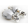Бинокль театральный VEBER OPERA БГЦ 4x30 серебряный 19826